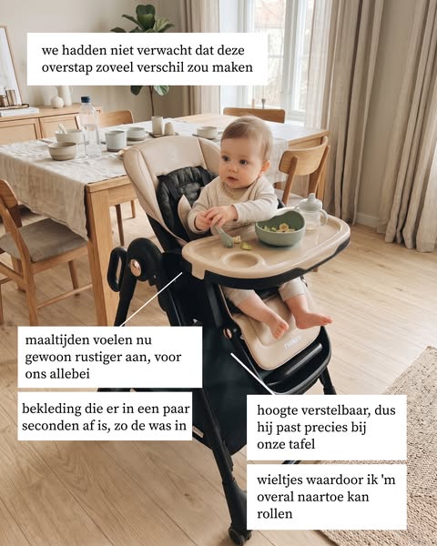 Schommelen. Slapen. Spelen. De Nieuwste Kinderstoel!