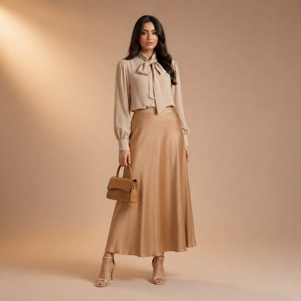 Satijnen Silky Rok-€20