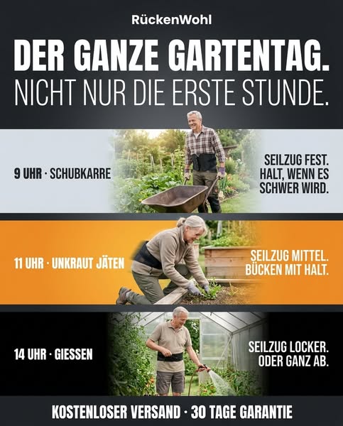 Rückenbandage geht weg wie warme Semmeln!