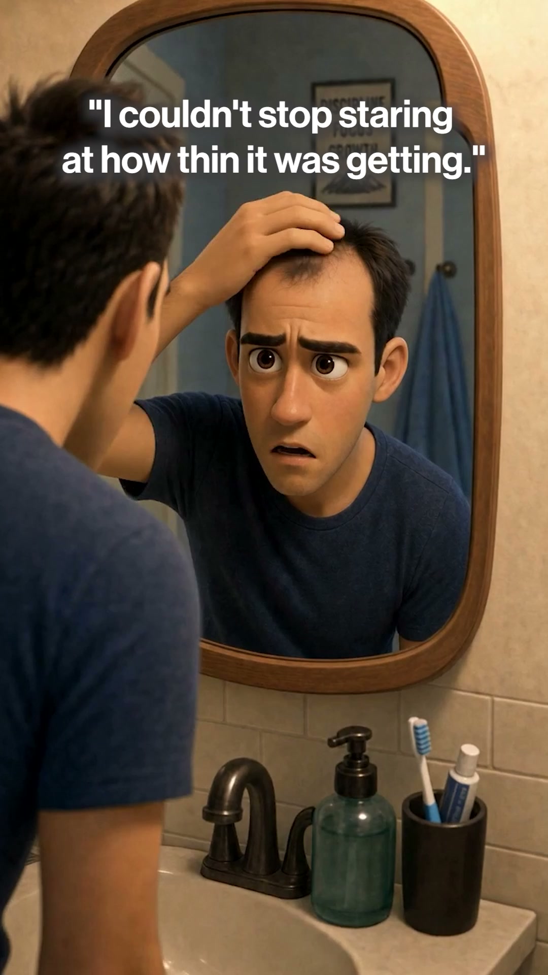 Hair thinning at the crown or temples?