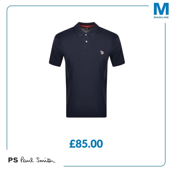 Paul Smith Regular Polo T Shirt Navy