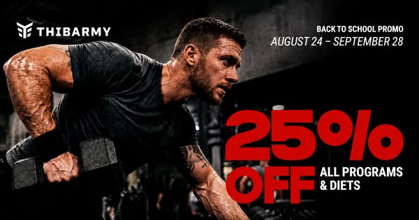 25% OFF ALL PROGRAMS + DIETS