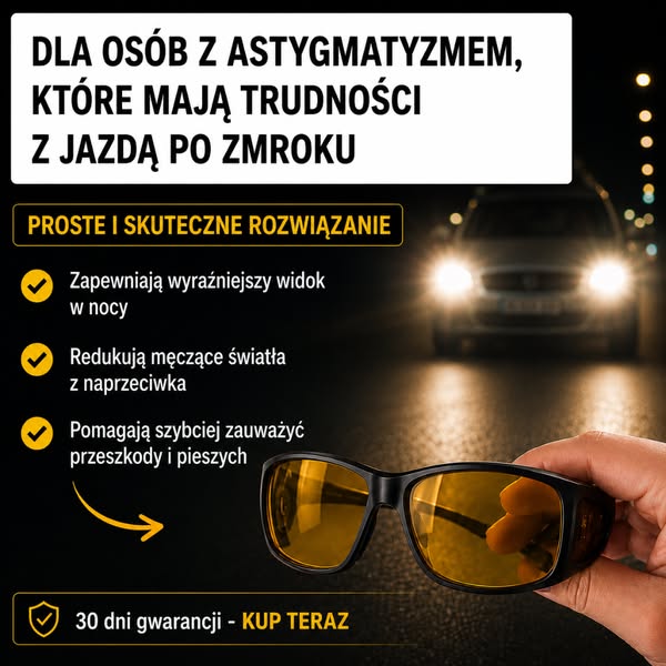 Koniec z oślepiającymi światłami po zmroku!