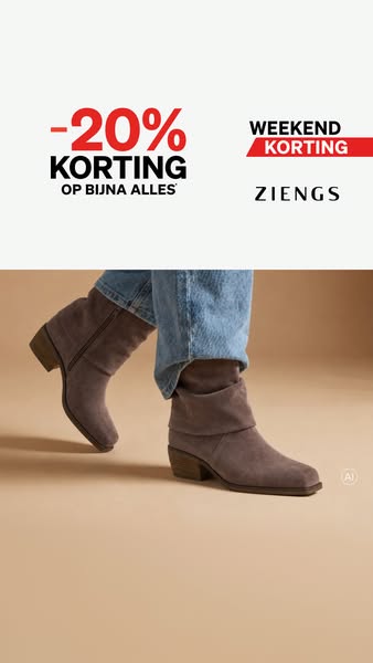 Shop dit weekend met 20% korting*