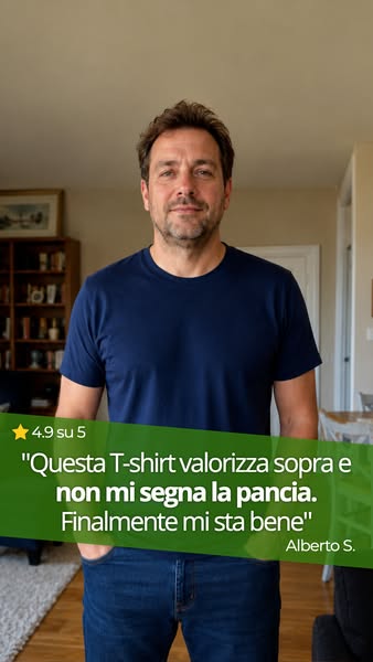 Valorizza il petto. Non la pancia.