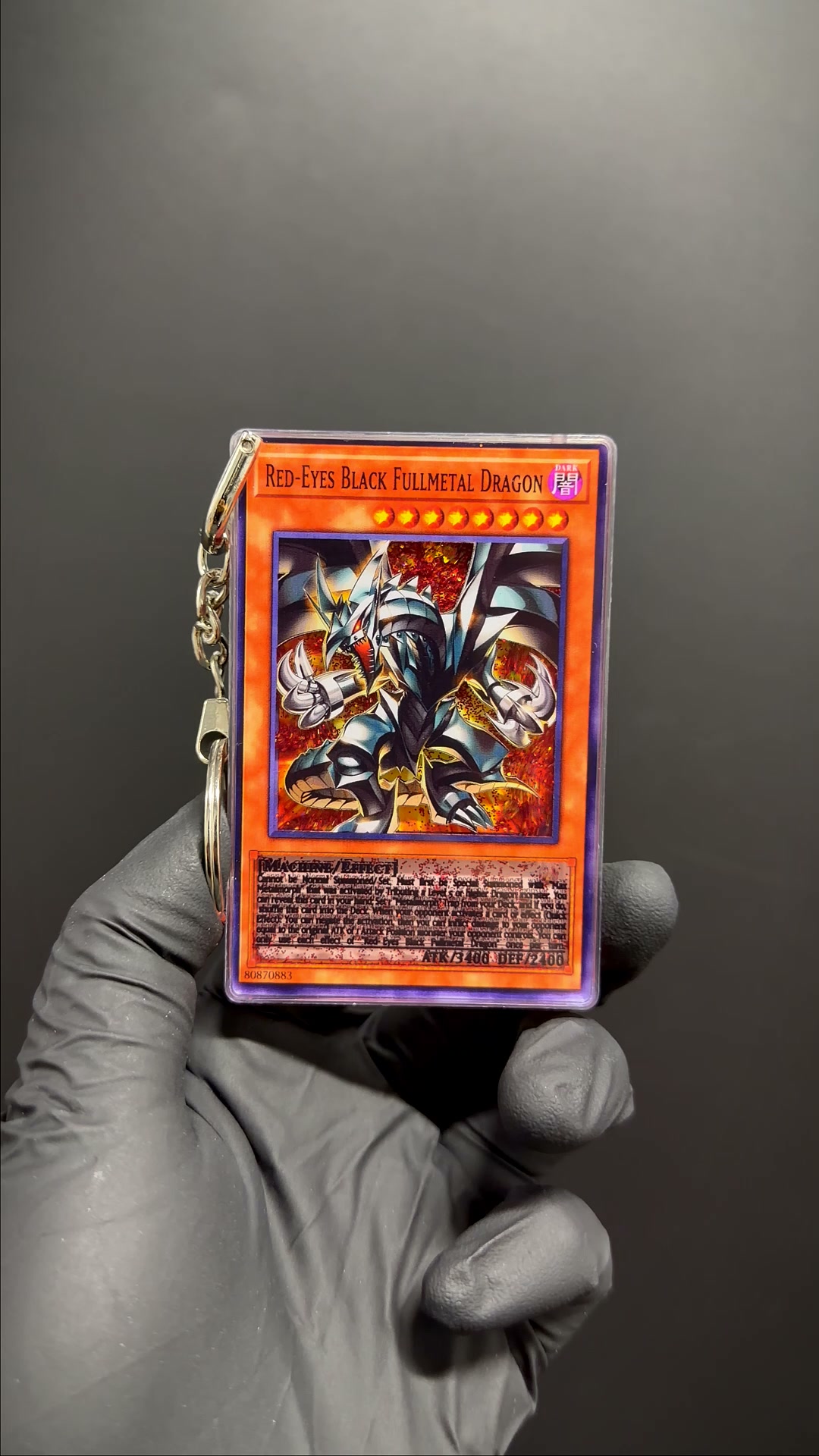 CUSTOM Yu-Gi-Oh! Card Quicksand Keychain