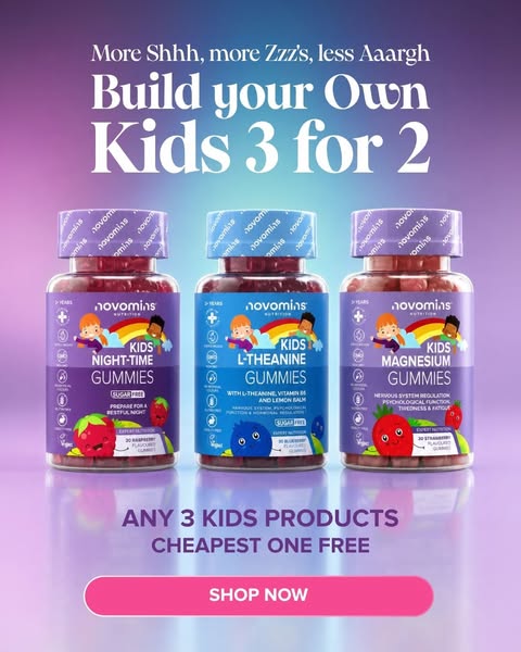 3 for 2 on ALL Kids Gummies