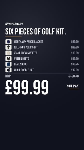 The winter kit, £99.99