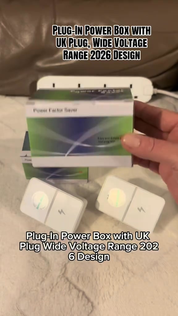Energy Saver Plug-In Power Box with US Plug 2026 Updated Design
