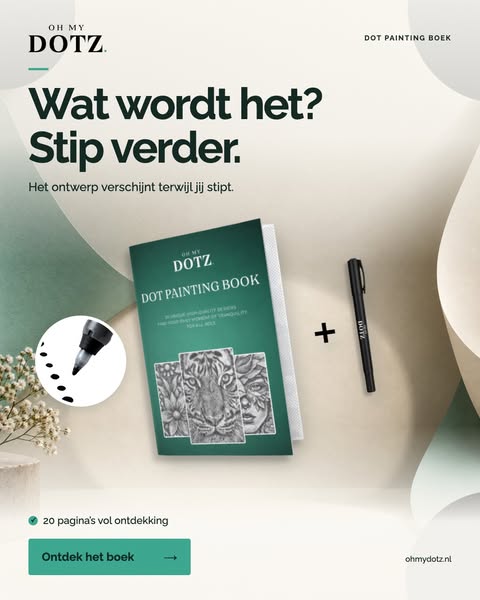 Wat wordt het? Stip verder.