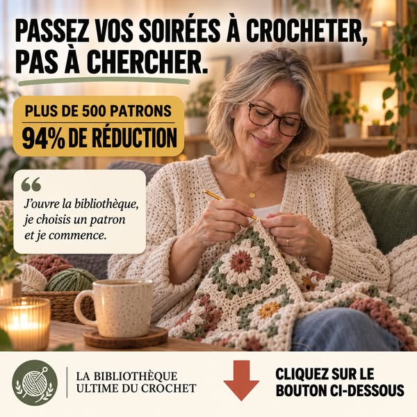 +500 PATRONS DE CROCHET ORGANISÉS AU MÊME ENDROIT