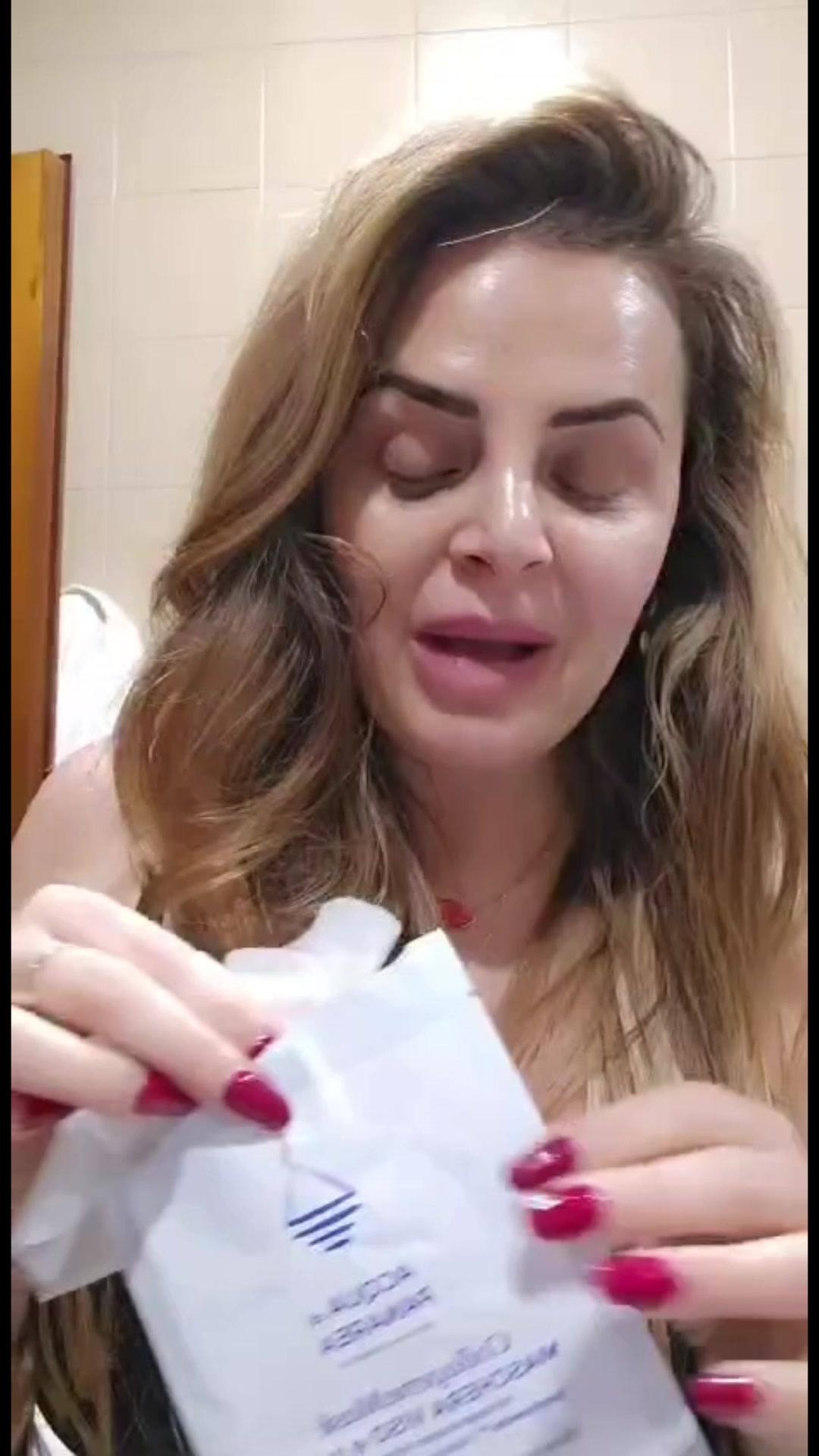 Maschera viso lifting