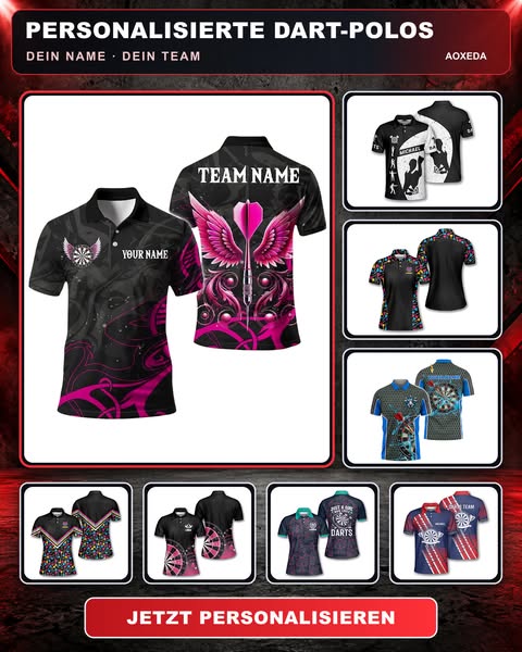 Dart-Polos im Abstract-Look