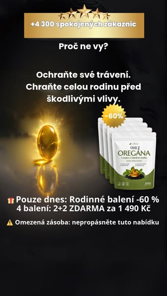 Zdravé střevo pro celou rodinu: 2+2 zdarma dnes. Omezené zásoby