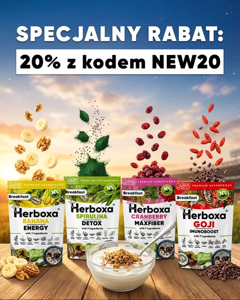 Ekskluzywna oferta: 20% RABATU z NEW20