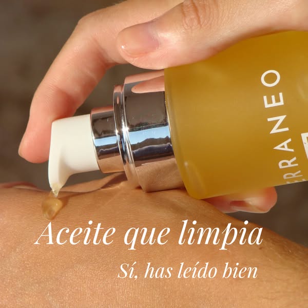Limpieza con flor de aceite