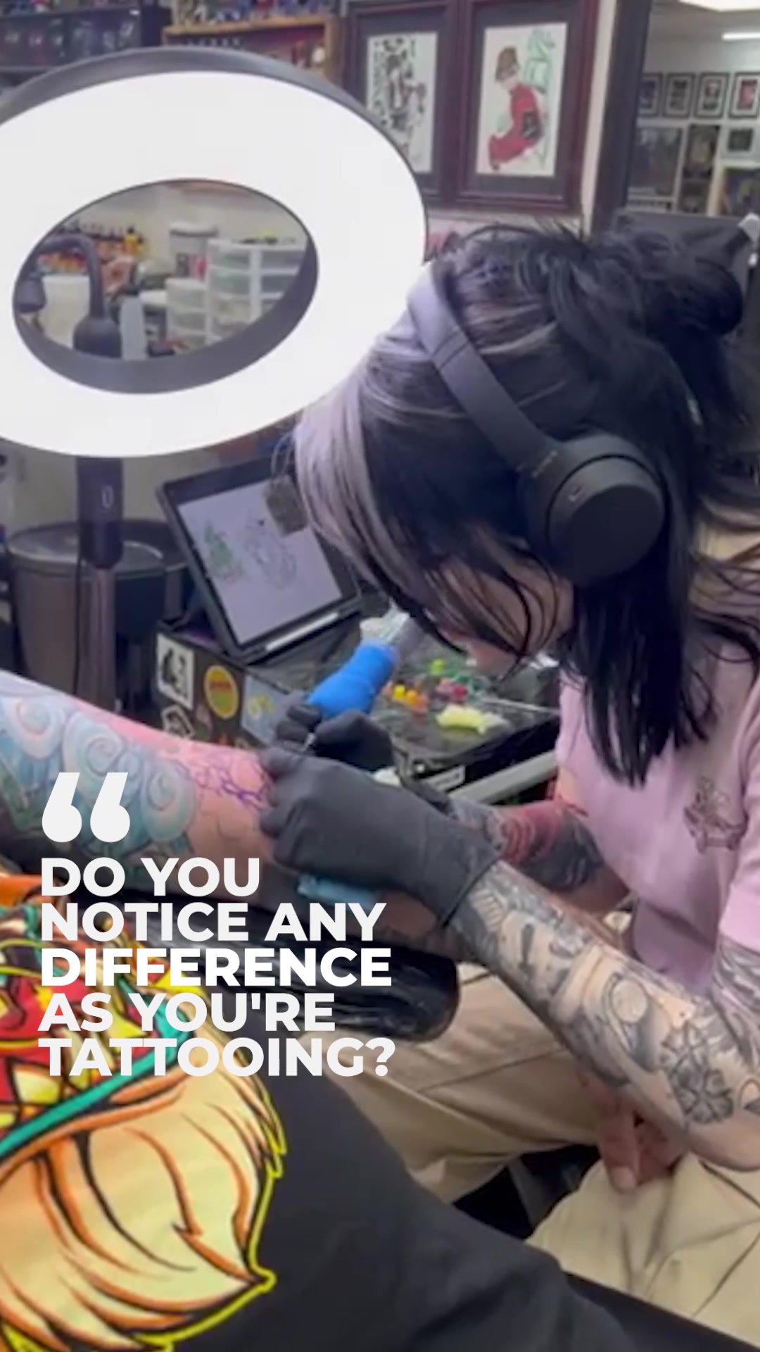 Painless Tattoo Artist Trial W/ @SpaceWizardsTattoo