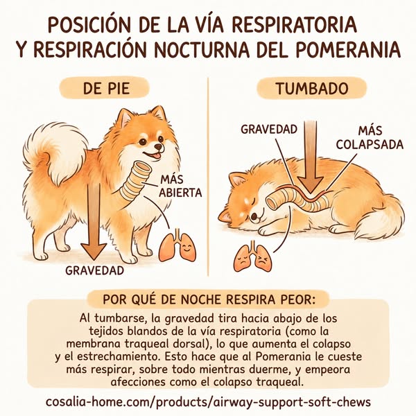 Cuando la tos de tu Pomerania se convierte en tu despertador