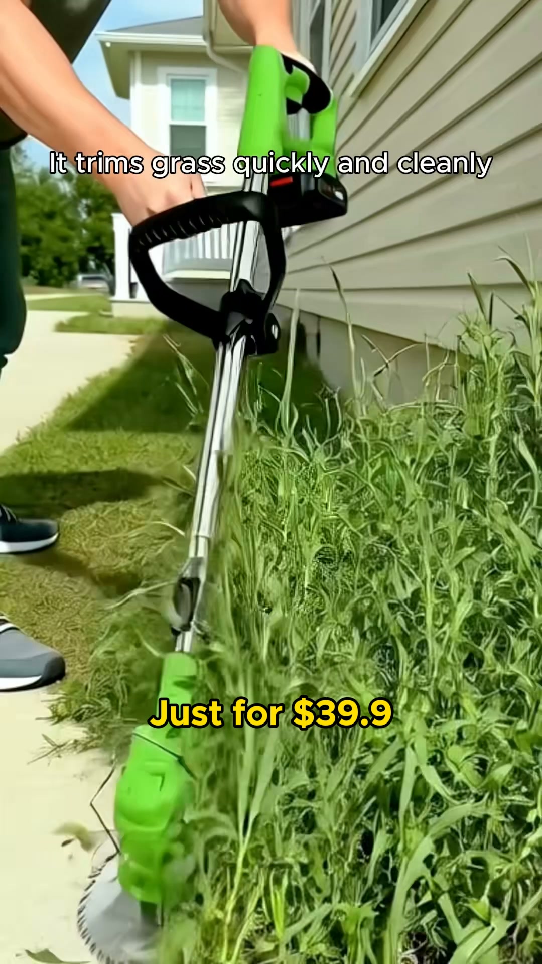 "I think this wheeled lawnmower is a total lifesaver for women. It makes yard work so much easier!"