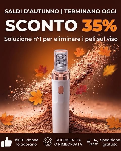 35% SCONTO + SPEDIZIONE GRATUITA