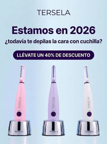 Dermaplaning en casa — 74,99 € Sin cera, sin tirones, sin cortes Cinco minutos, una vez por semana