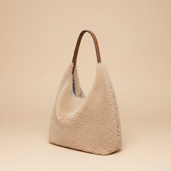 Anaïs Faux Shearling Hobo — £79