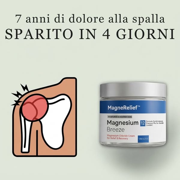 Il miglior minerale contro i dolori alla spalla?