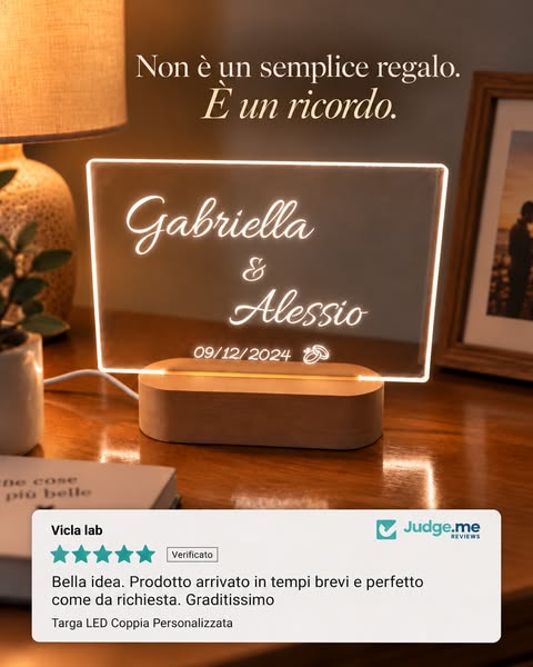 La vostra storia, incisa nella luce