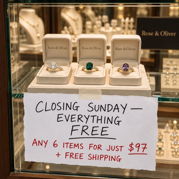 Closing Sale — Any 6 Items for $97