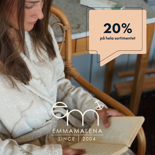 20% på allt veckan ut