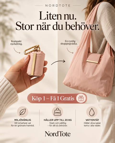 Fäll ihop. Fäll ut. Redo för allt.