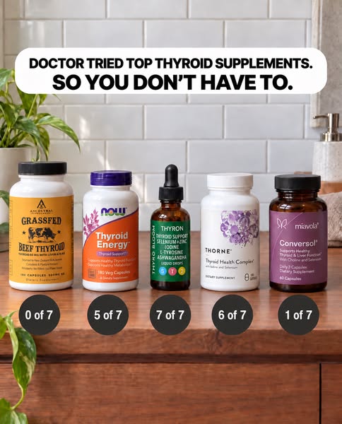 I Tested 7 Thyroid Supplements