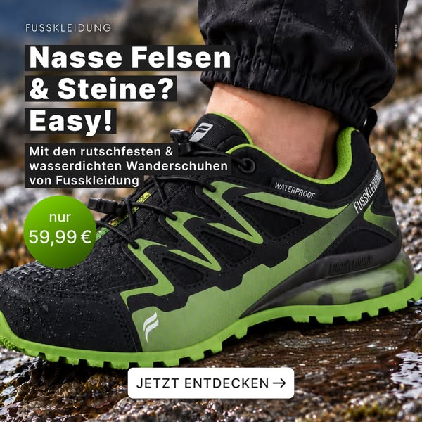 Rutschfeste Wanderschuhe für nur 59,99 €!