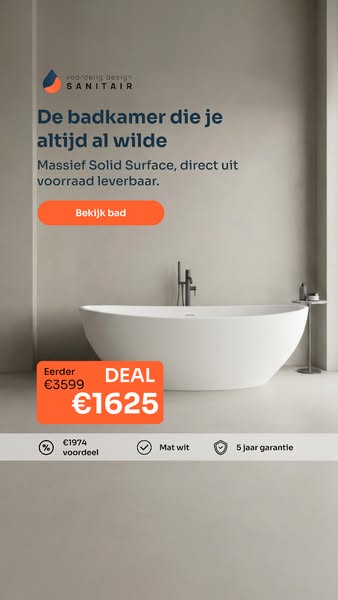 Davina vrijstaand bad
