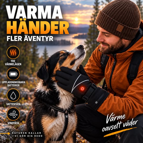 Värme på sekunder i minusgrader
