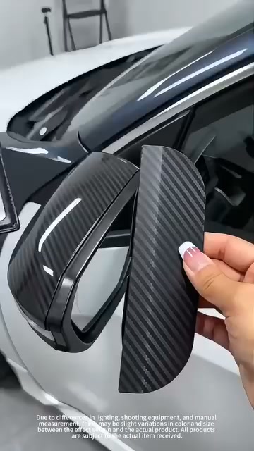 Clear Side Mirrors in the Rain – Flexible Self-Adhesive Rain Visors