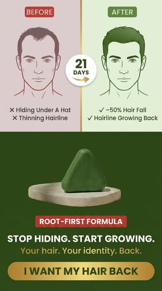 Korean Hair Growth Bar — Stop Hair Loss With 12 Herbs