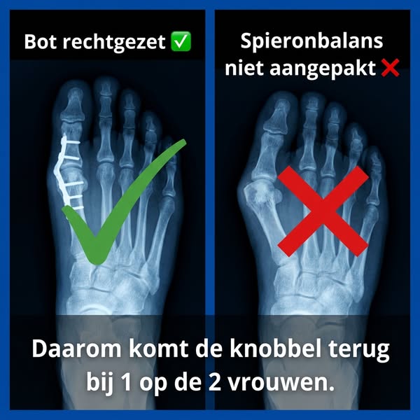 De operatie lukt bijna altijd. Toch komt de knobbel bij de helft terug