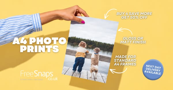 A4 Prints - Choose from Gloss or Matt.