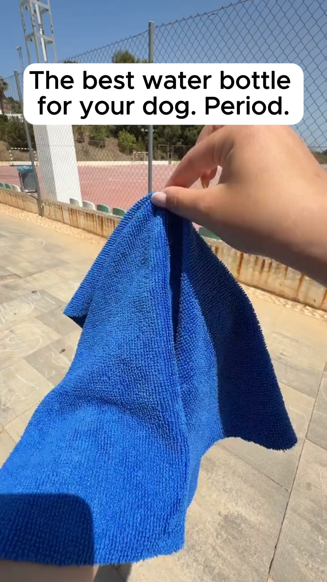 Water for your dog — clipped to your wrist, ready in 3 seconds.
