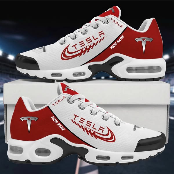 Tesla Custom Name Casual Design Sport Sneakers