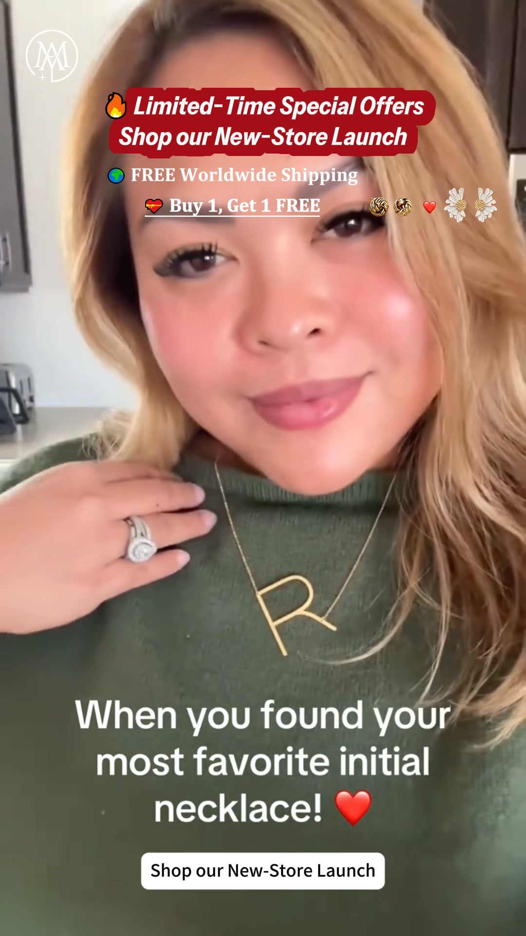 Personalized with any letter from A–Z