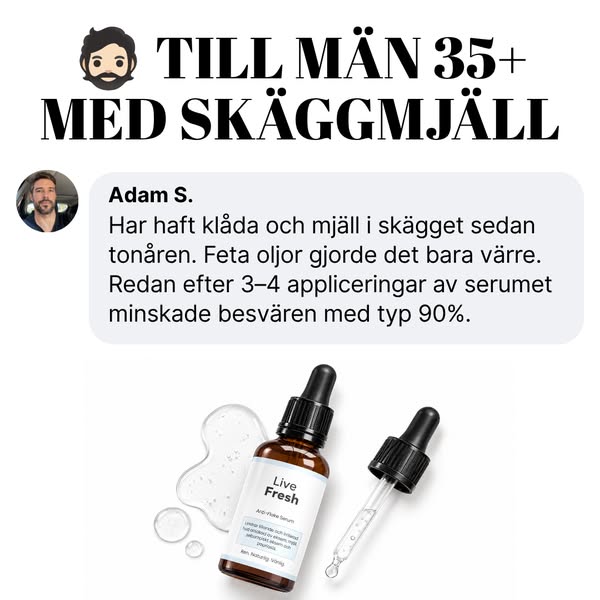 Inget mer skäggmjäll.