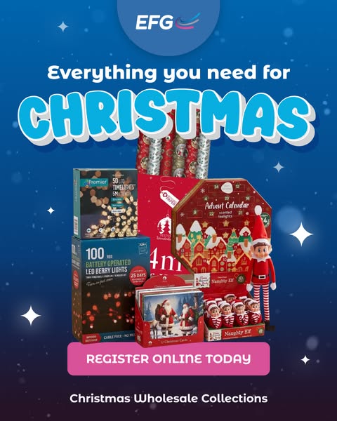 Stock Up Early for Christmas with EFG Housewares