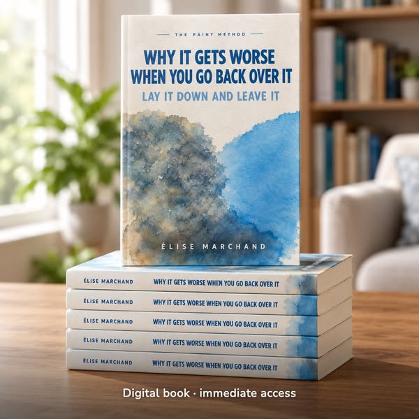 Why It Gets Worse When You Go Back Over It: the stroke laid once, and the three ways out