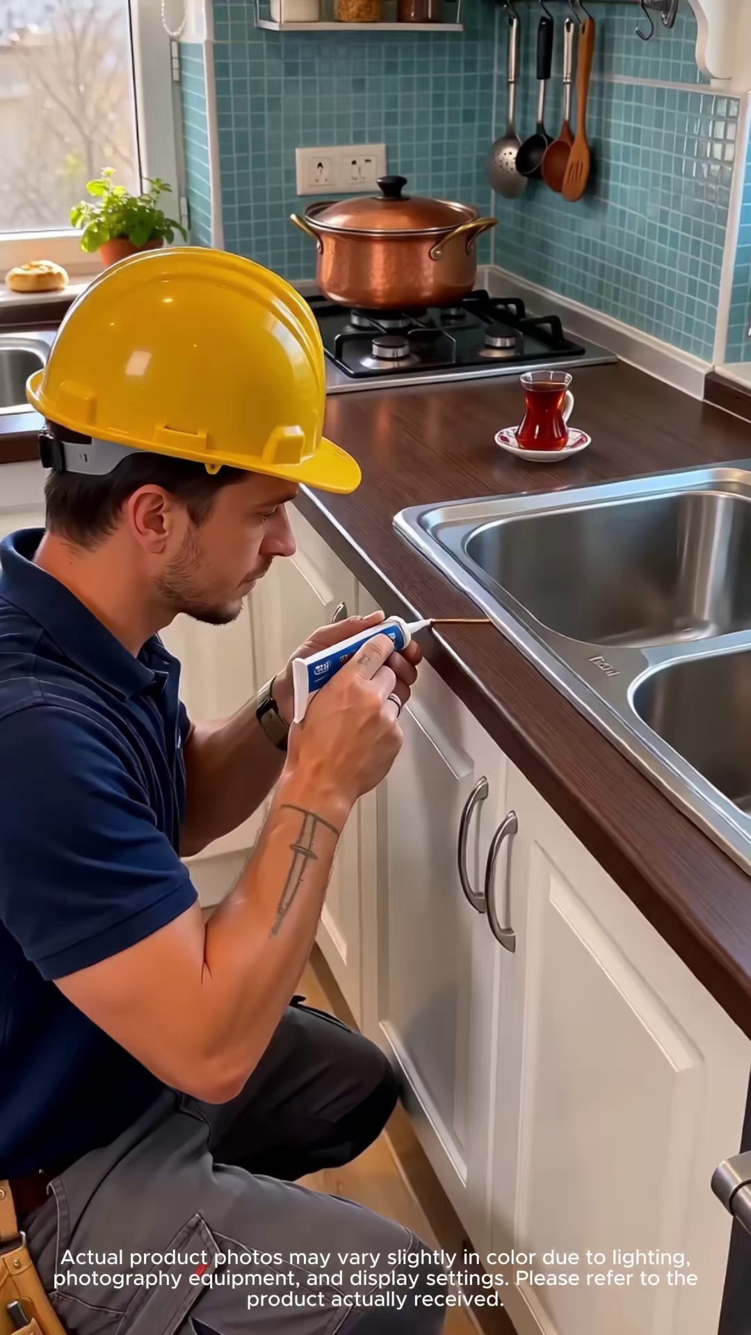 That black mould around your bathtub? This tape stops it.