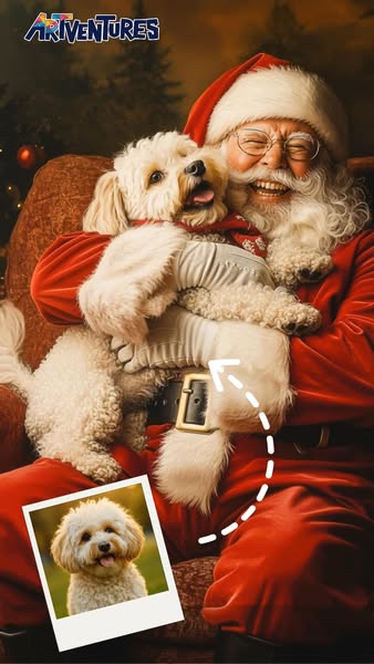 Turn Your Pet Into a Christmas Icon