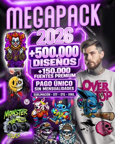 PixelPack 2026 +500.000 diseños