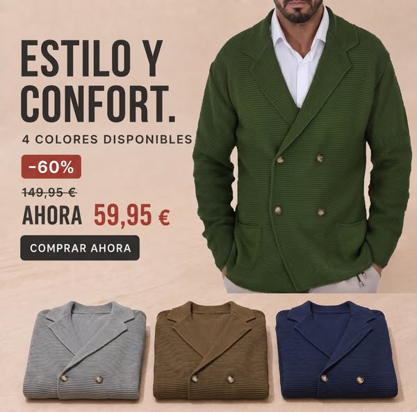 Chaqueta de punto · 60% OFF