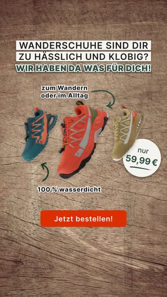 Stylische Wanderschuhe für Alltag & Outdoor!